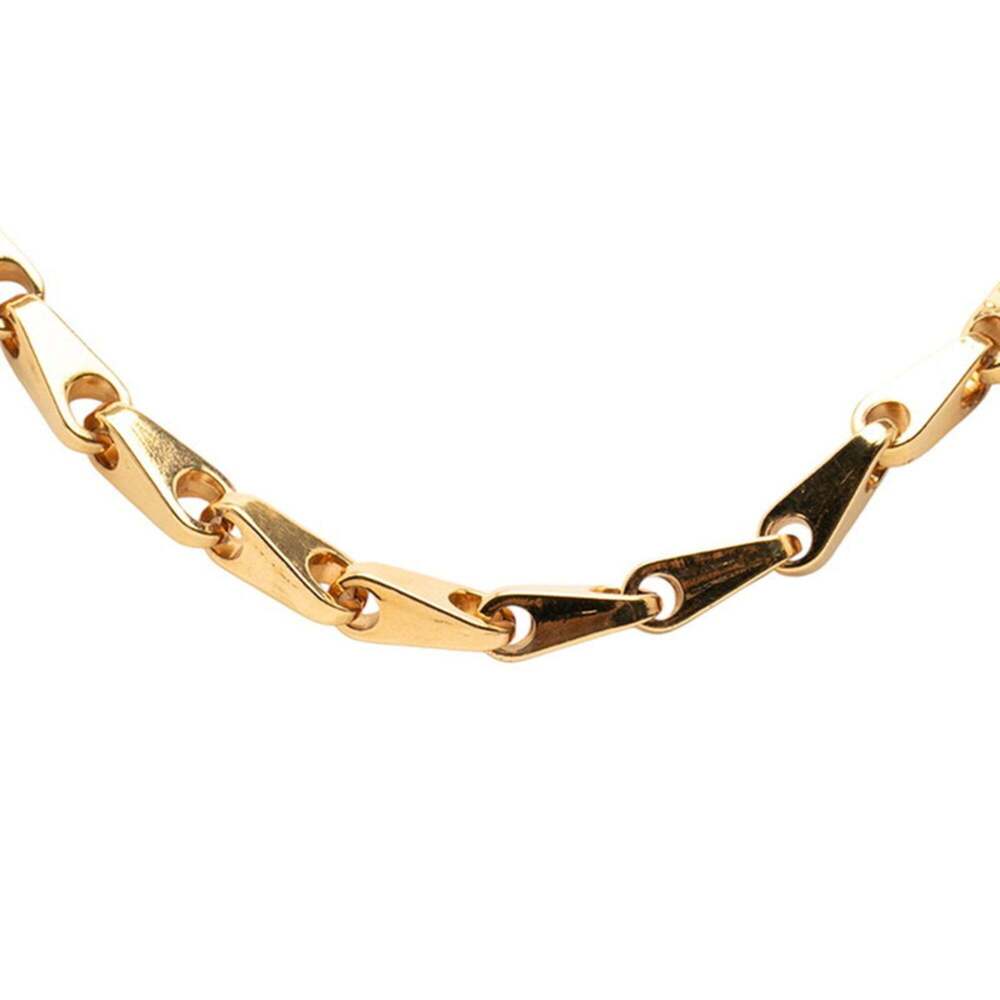 CHANEL Authentic Gold Logo Necklace - Picture 2 of 4